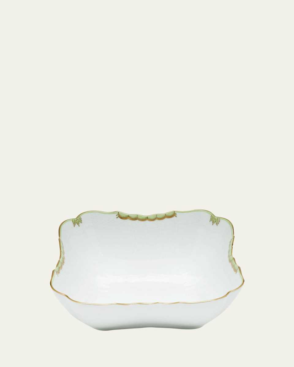 Princess Victoria Green Square Salad Bowl
